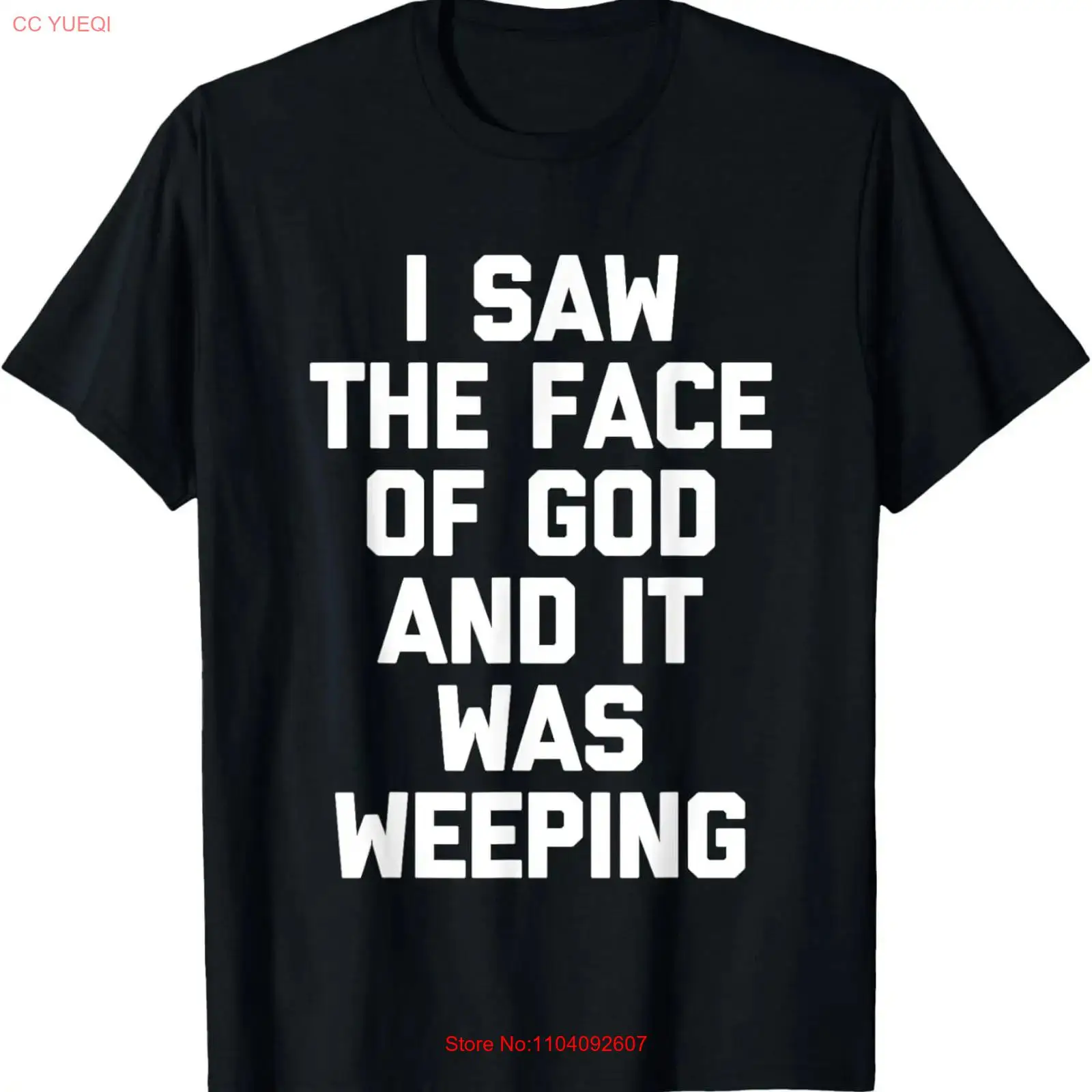 Face Wash Mens - Ich habe das Gesicht Gottes gesehen,