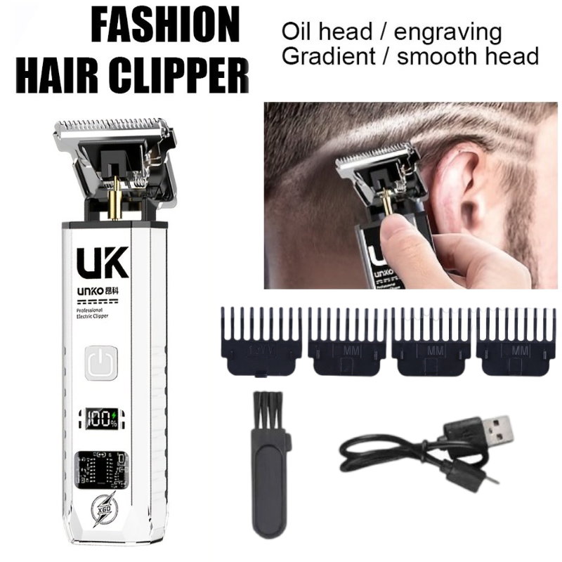 Mens Grooming Barber - Elektrischer Haarschneider für Männer Kabelloser Bartschneider