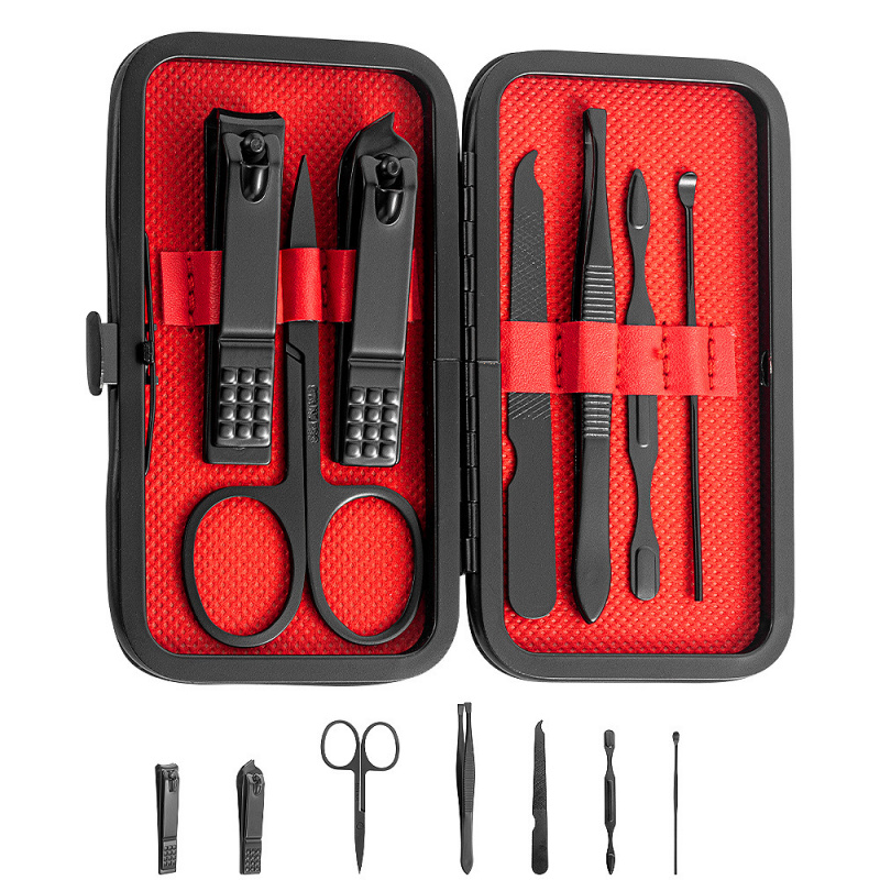 Nail Care Kit Mens - 7–24 Stück professionelles Nagelknipser-Set – ultrascharfe