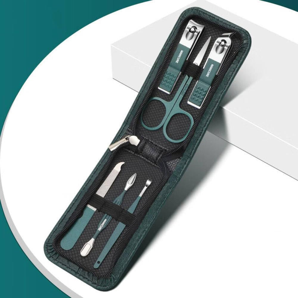 Nail Care Kit Mens - 6/10-teiliges Nagelscheren-Set, tragbares Maniküre-Pediküre-Set, Haushalts-Nagelknipser für