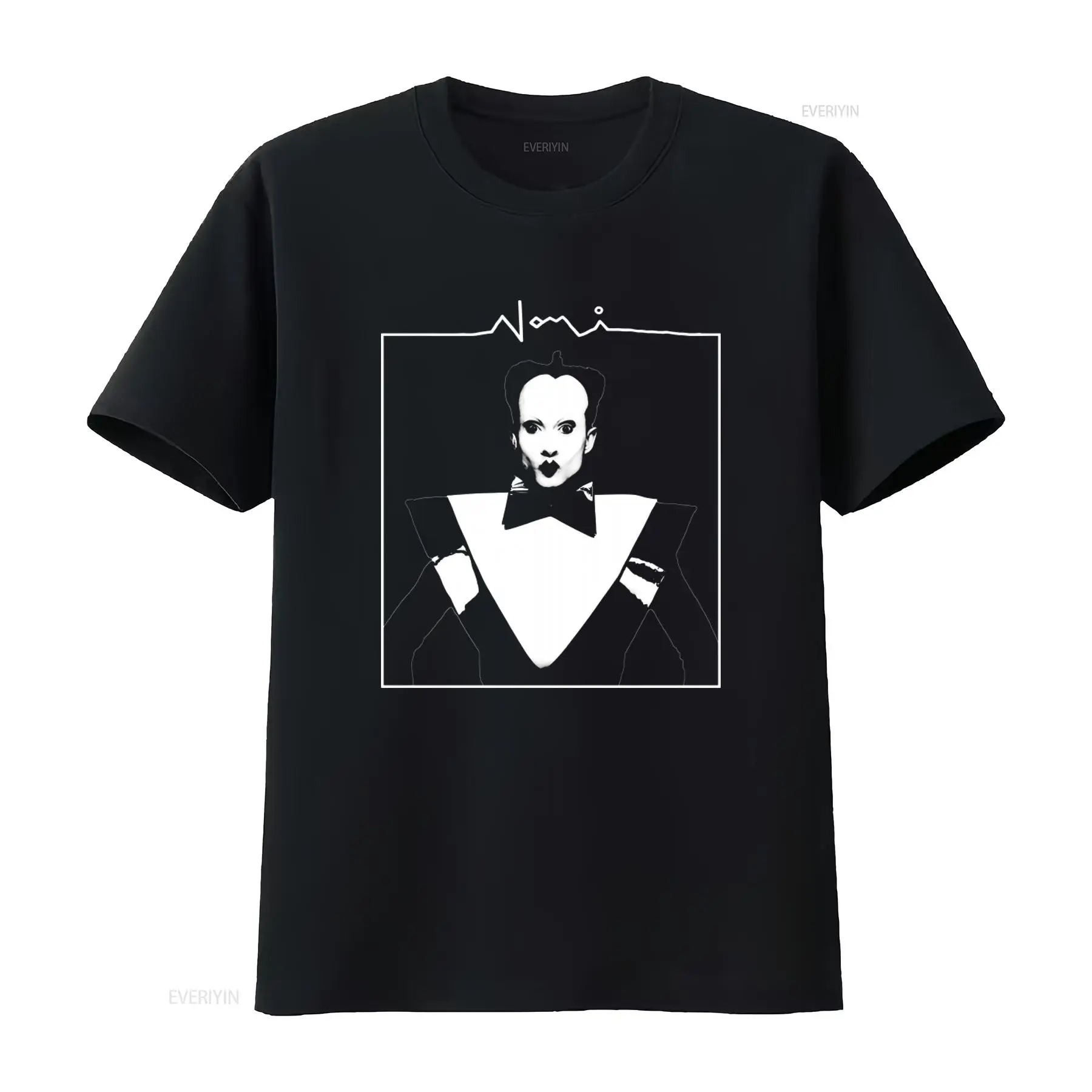 Face Wash Mens - Klaus Nomi Face Print Herren-T-Shirt, stilvolles