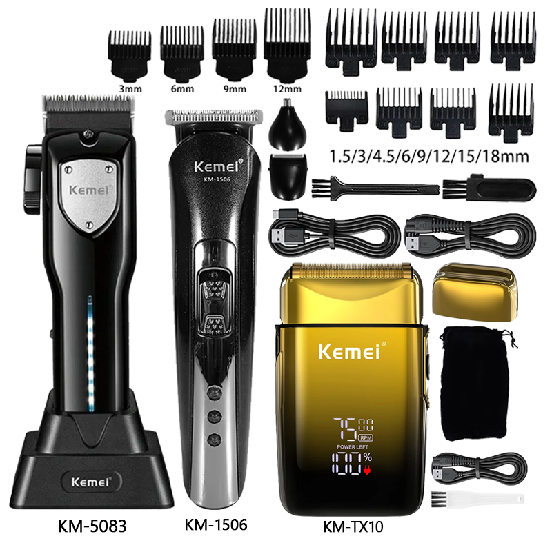 Mens Grooming Barber - Haarschneidemaschine für Männer, Barber-Haarschneidegerät, Kabellose Aufladbare