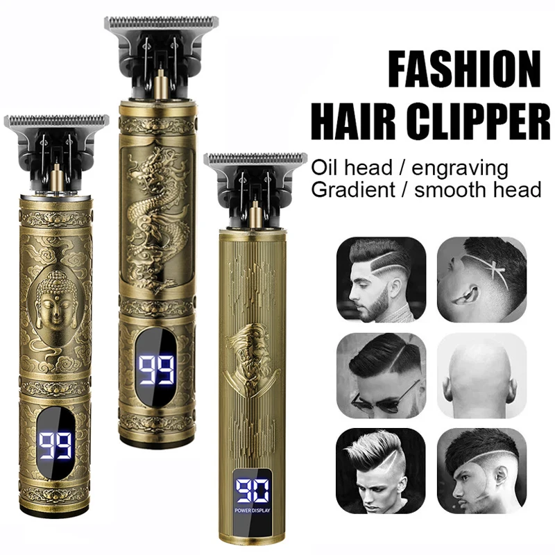Mens Grooming Barber - T9 Herren-Pflegeset Kabelloser Haarschneider Elektrischer Rasierer
