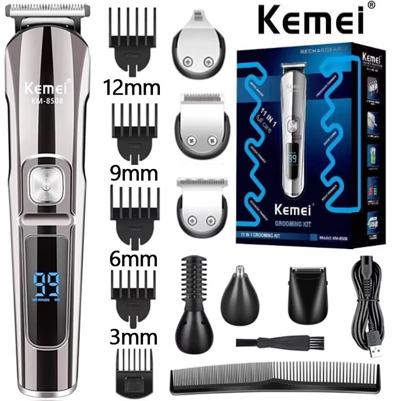 Men'S Grooming Boxes - Kemei Professioneller Multifunktions-Bart- und Haarschneider, wasserdicht,