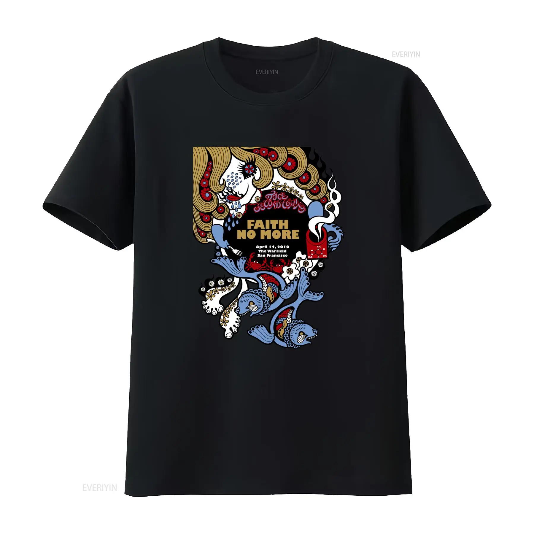 Face Wash Mens - Faith No More T-Shirt Face Second
