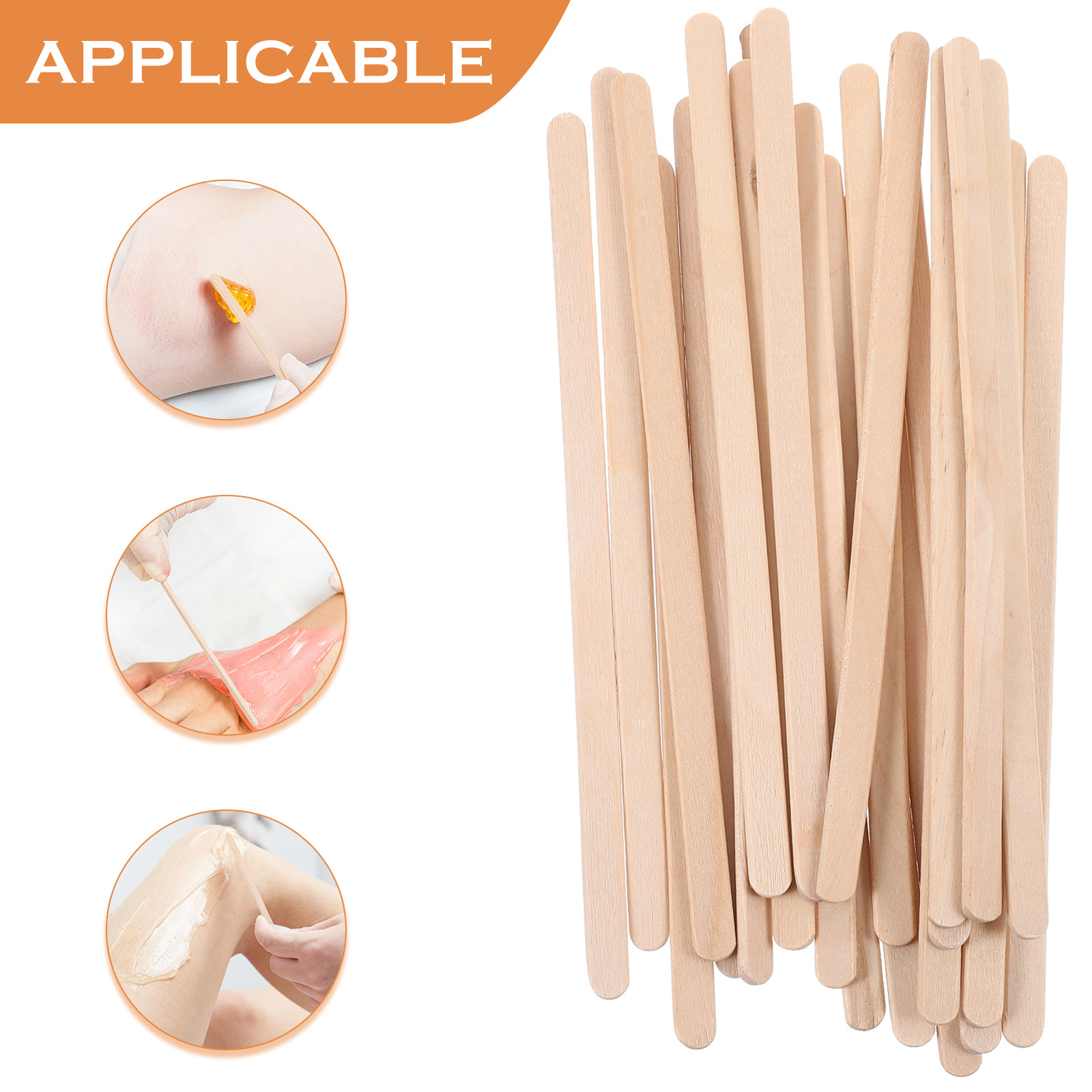 100-teiliges Holz-Wachsstäbche – Hair Wax Stick Bewertung und Preis