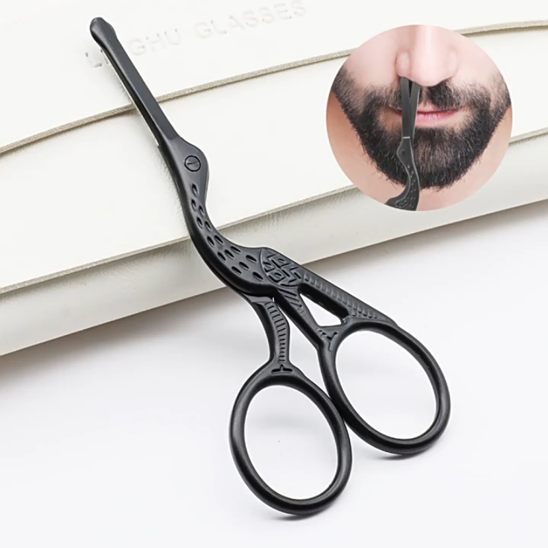 Gesichtshaar-Trimm-Schere für  – Men'S Grooming Eyebrow Trimming Bewertung und Preis