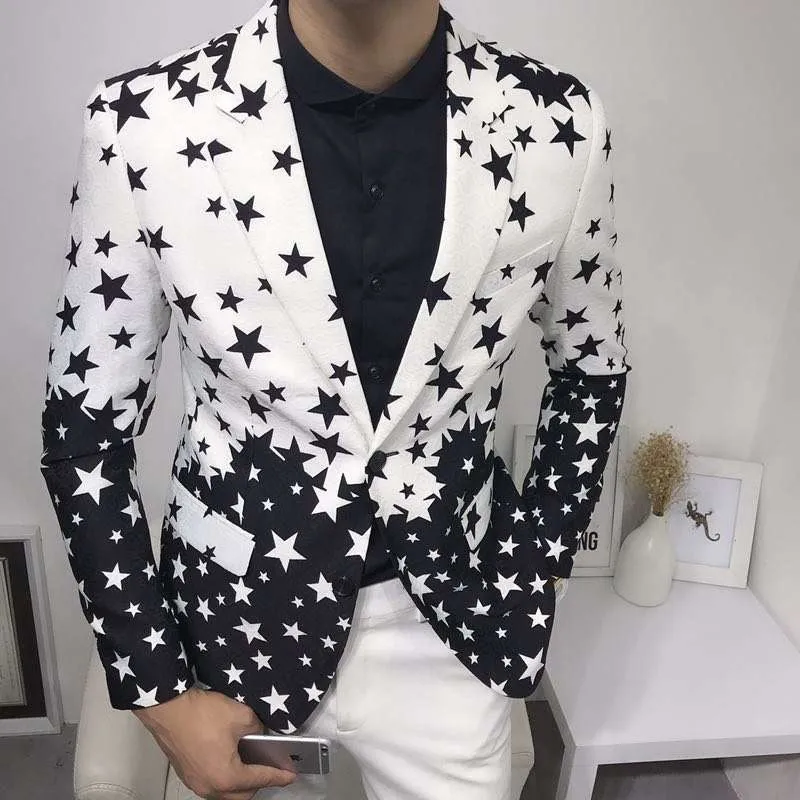 Sternenmuster Slim Fit Blazer  – Men'S Grooming Club Bewertung und Preis