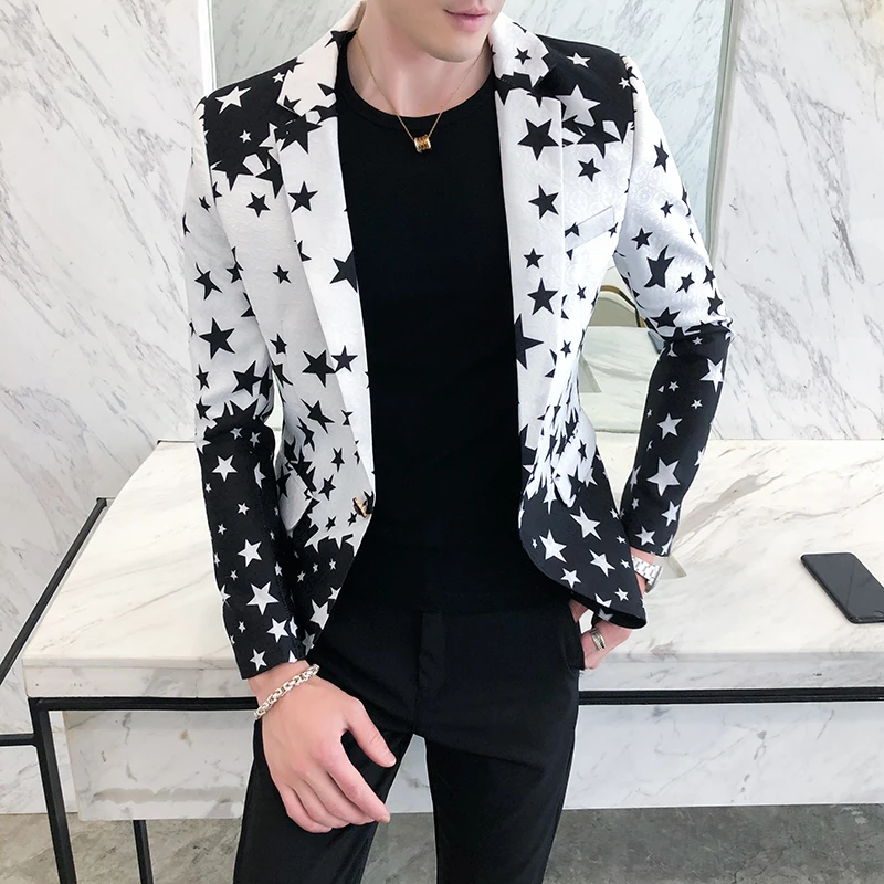 Sternenmuster Slim Fit Blazer  – Men'S Grooming Club Bewertung und Preis