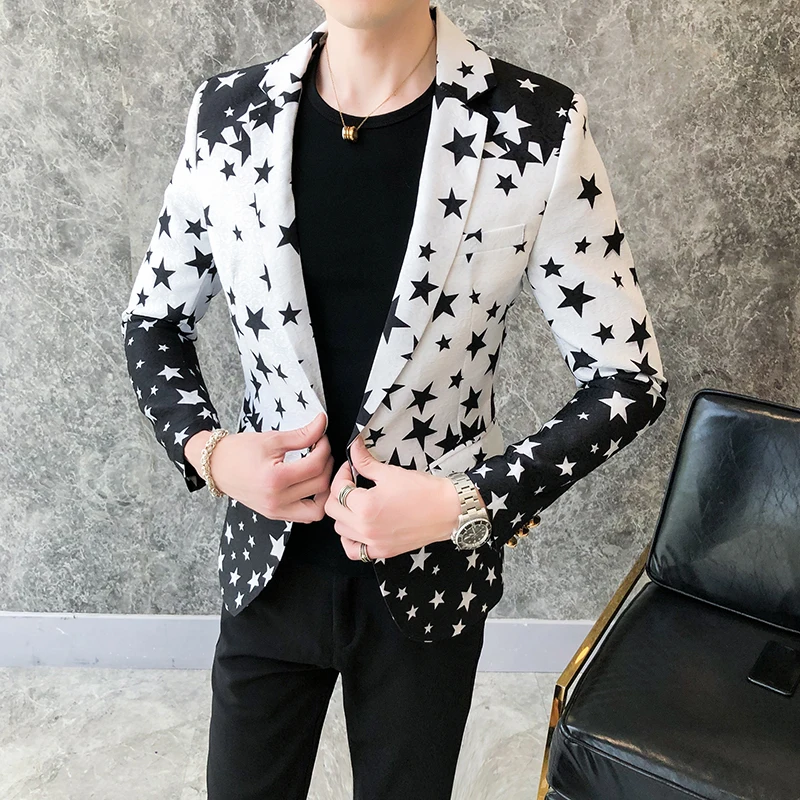 Sternenmuster Slim Fit Blazer  – Men'S Grooming Club Bewertung und Preis