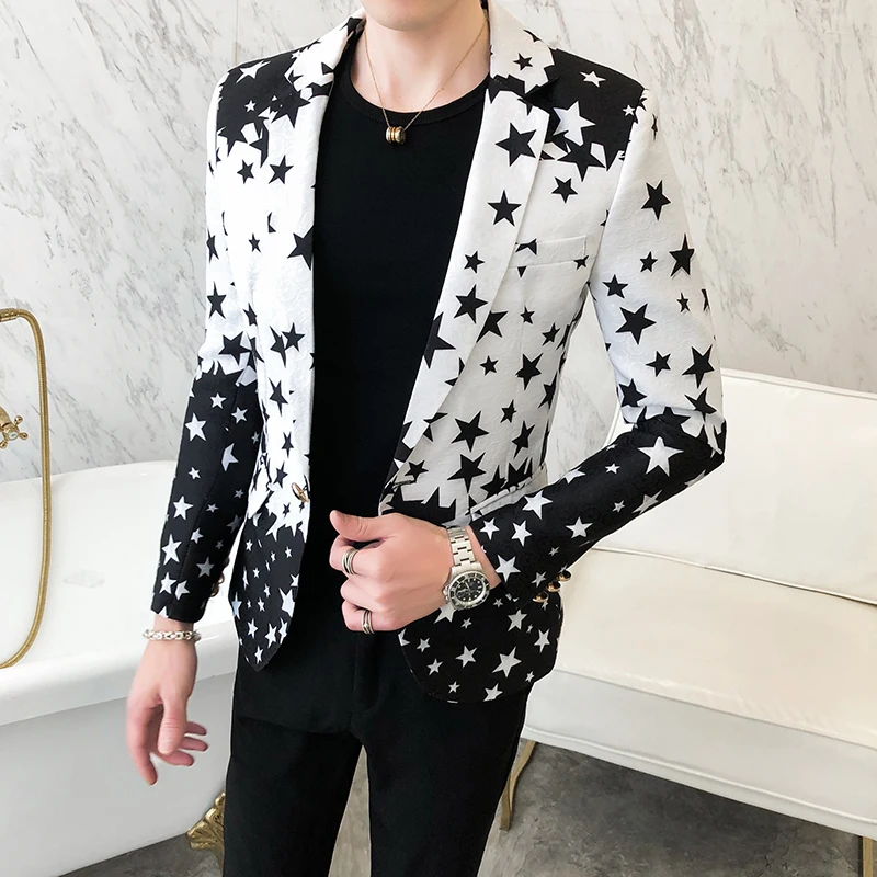 Sternenmuster Slim Fit Blazer  – Men'S Grooming Club Bewertung und Preis