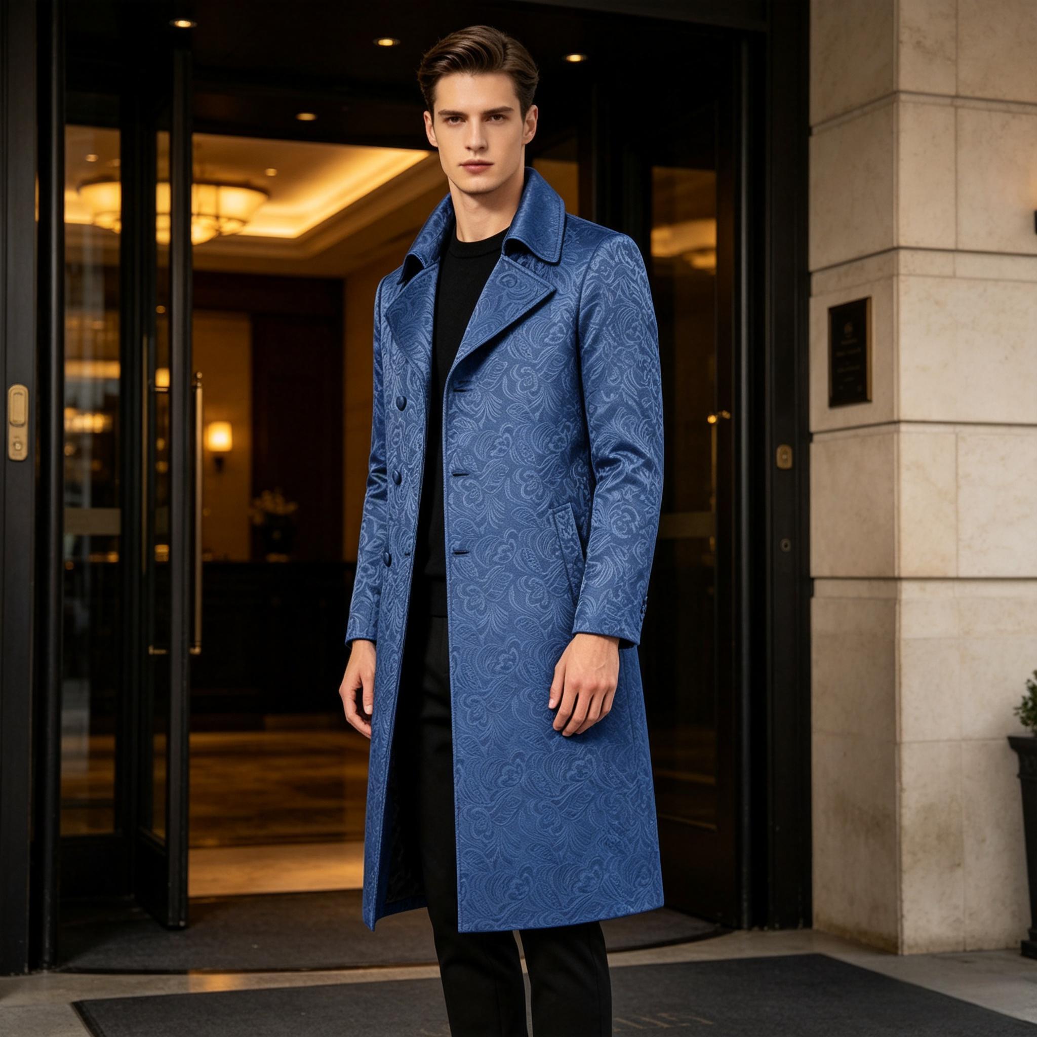 Luxuriöser Jacquard-Trenchcoat – Men'S Grooming Club Bewertung und Preis
