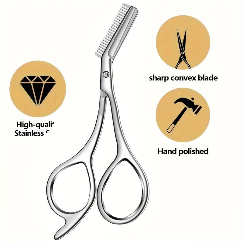 Edelstahl-Augenbrauenschere mi – Men'S Grooming Eyebrow Trimming Bewertung und Preis