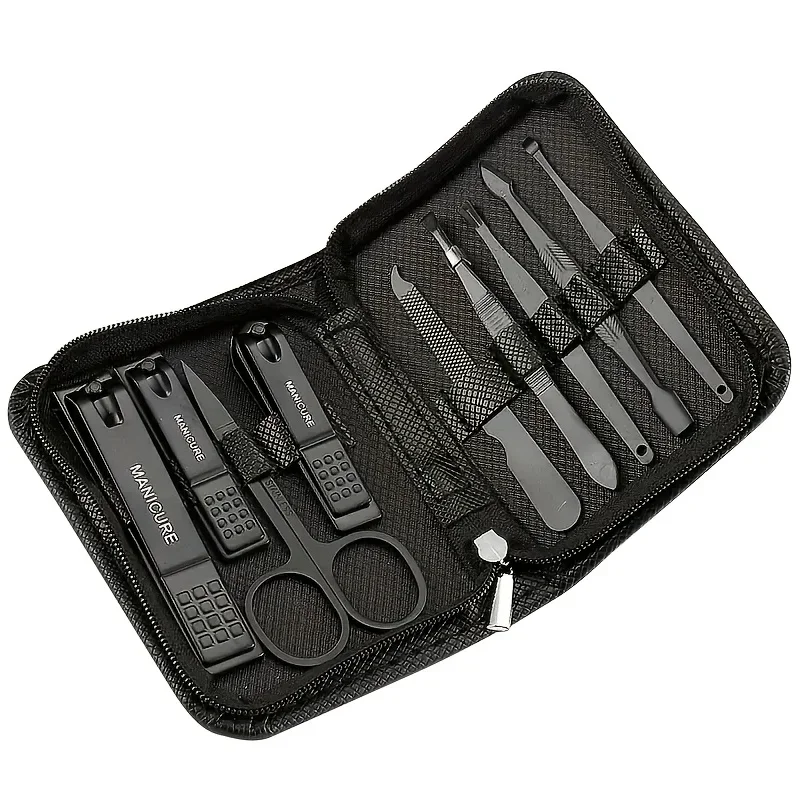 9-teiliges Maniküre-Set Pedikü – Nail Care Kit Mens Bewertung und Preis